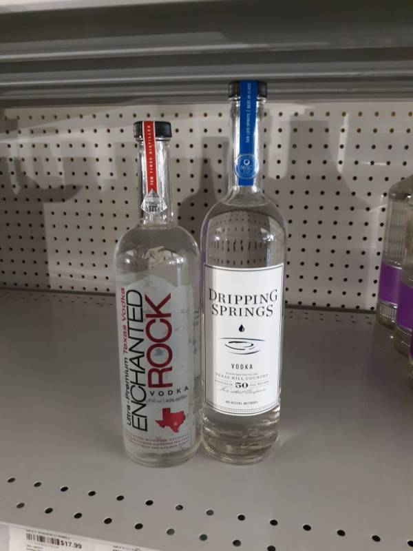 lot 9039 image: (2) Enchanted Rock Vodka Dripping Springs Vodka