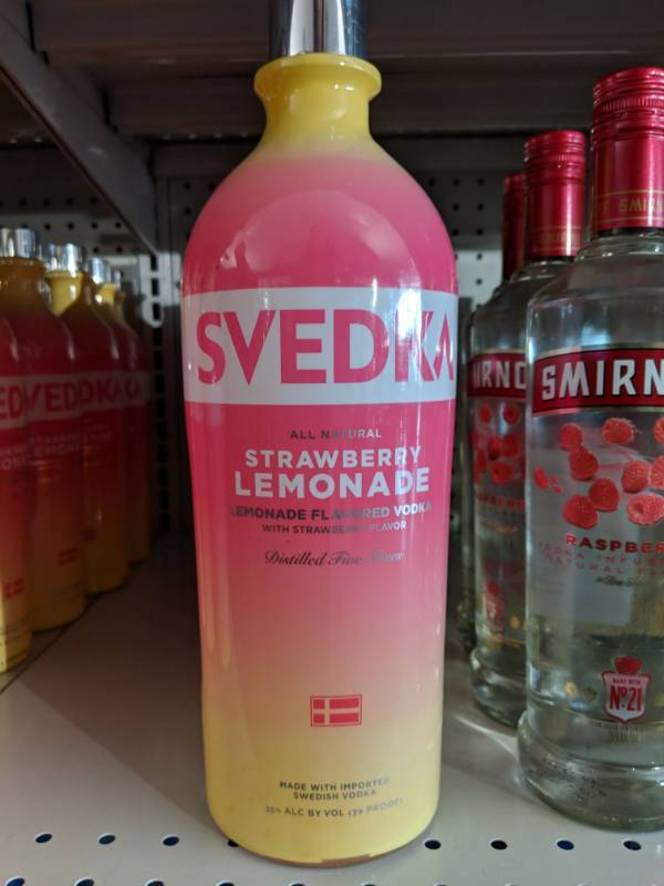 lot 9049 image: (2) 1.75L Vodka Strawberry Lemonade