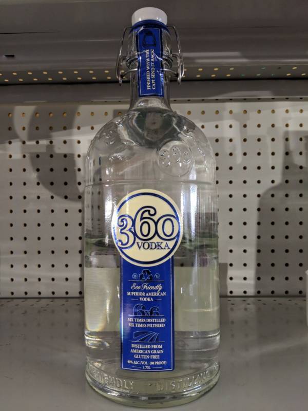 lot 9066 image: (2) 1.75L 360 Vodka Six Times Distilled