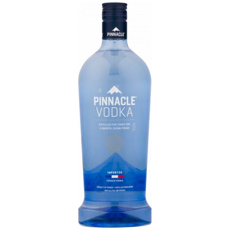 lot 9071 image: (5) 1.75L Pinnacle Vodka Imported French Vodka Distilled From Grain