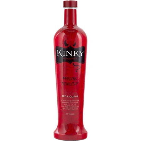 lot 9120 image: (2) 750mL Bittles Of Kinky Red Naughty & Nice 17Per Alc By Vol