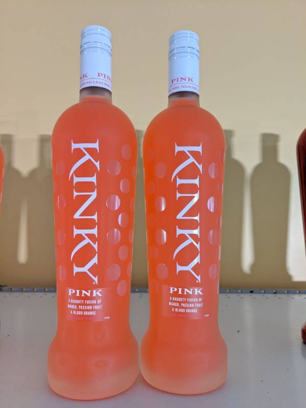 lot 9121 image: (2) 750ML Bottles Of Kinky Pink Liqueur