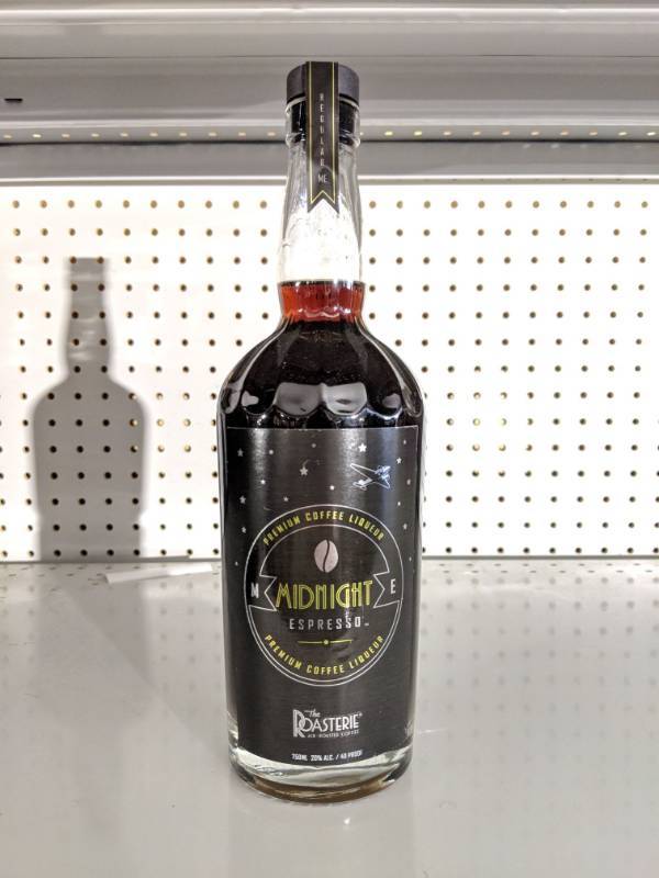 lot 9127 image: (1) 750mL Bottle Of Roasterie Midnight Espresso Liquor 20 Per Alc By Vol 40 Proof