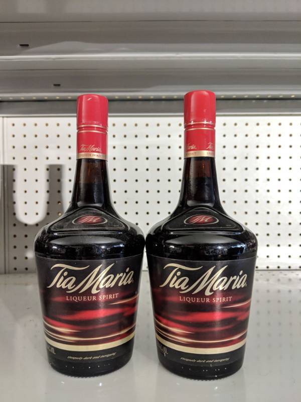 lot 9130 image: (2) 750mL Bottles Of Tia Maria Liqueur Spirit 26.5 Per Alc By Vol