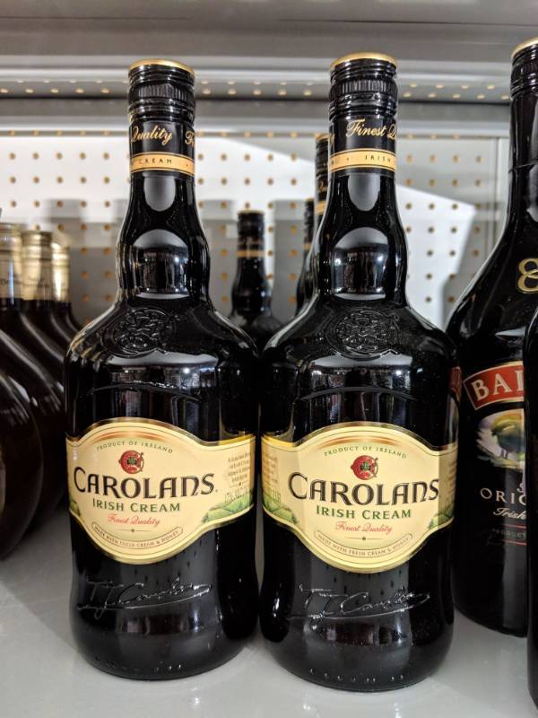 lot 9145 image: (2) 750mL Carolans Irish Cream 17 Perc Alc By Vol
