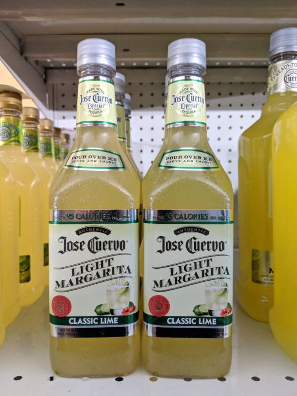 lot 9171 image: (2) Jose Cuervo Light Classic Lime Margarita Ready To Drink 9.95Perc Alc By Vol 19.9 Proof