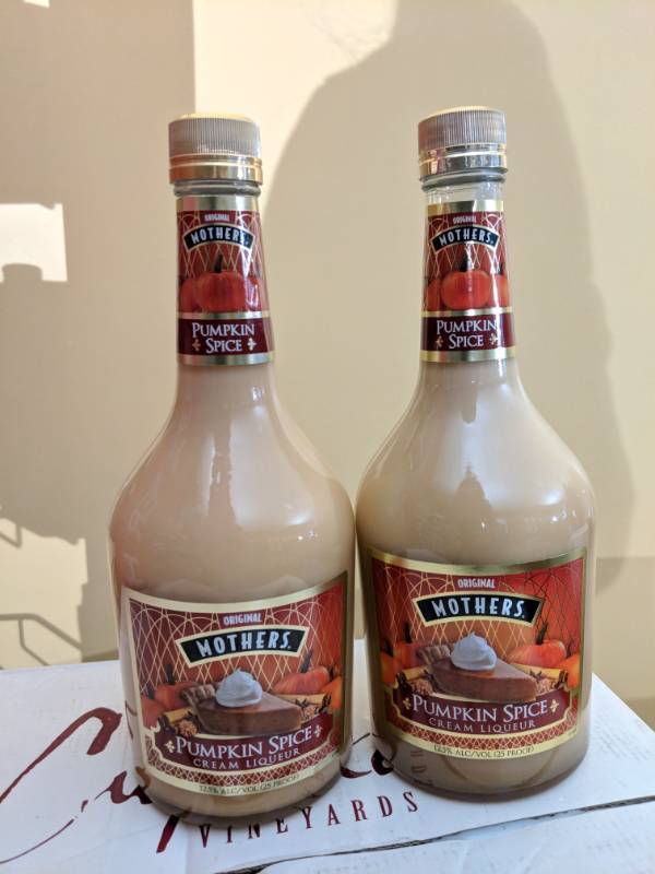 lot 9221 image: (2) 750mL Mothers Pumpkin Spice Cream Liqueuer 12.5 Perc Alc By Vol 25 Proof