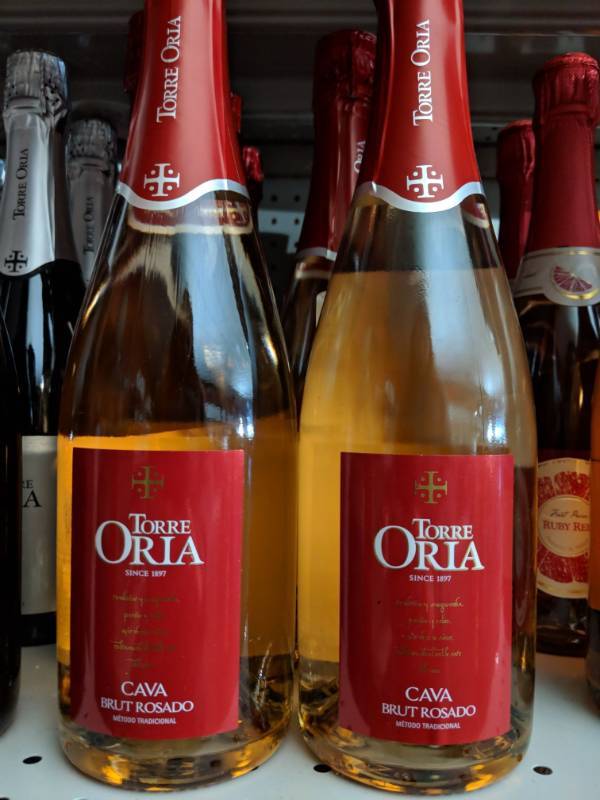 lot 9245 image: (3) Torre Oria Cava Brut Rosado 12 Perc Alc By Vol 100 Percent Garnacha