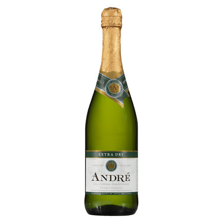 lot 9260 image: (4) 750mL Andre Extra Dry Sparkling Wine 10.5 Perc Alc By Vol