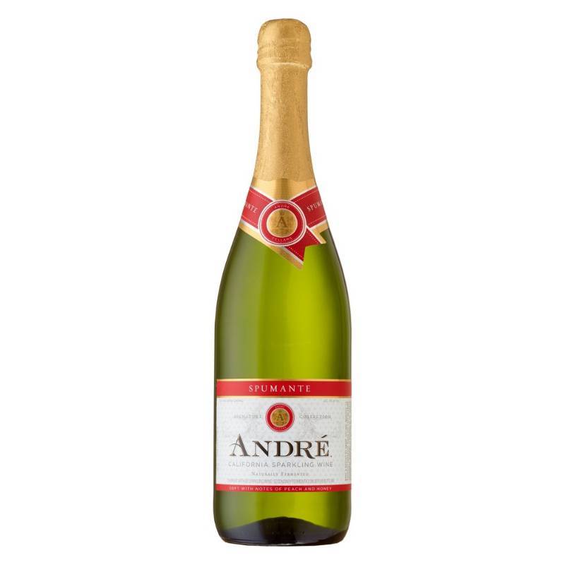 lot 9263 image: (4) 750mL Andre Spumante Sparkling Wine 10.5 Perc Alc By Vol