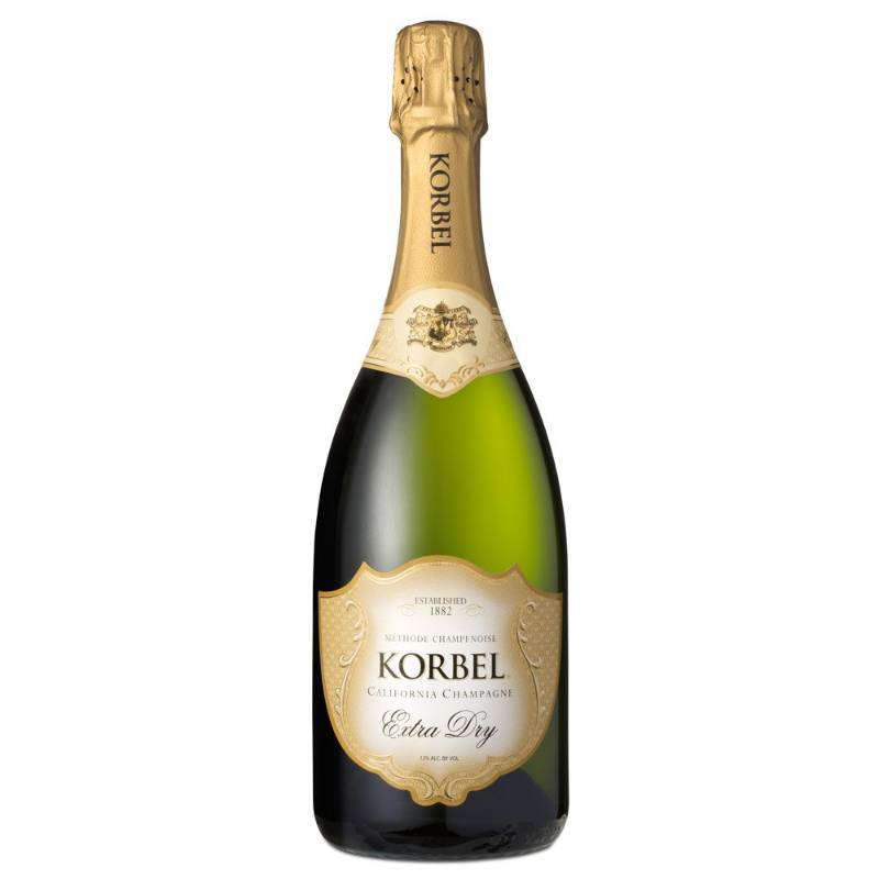 lot 9282 image: (2) Korbel Extra Dry Korbel Brut