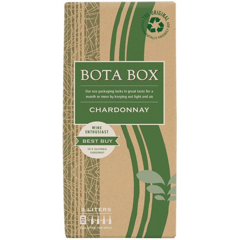 lot 9326 image: Bota Box Chardonnay Wine, 3 L