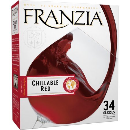 lot 9337 image: (2) 5L Franzia Chillable Red Boxed Wine 9.0 Perc Alc By Vol, (2) Cabernet Sauvignon
