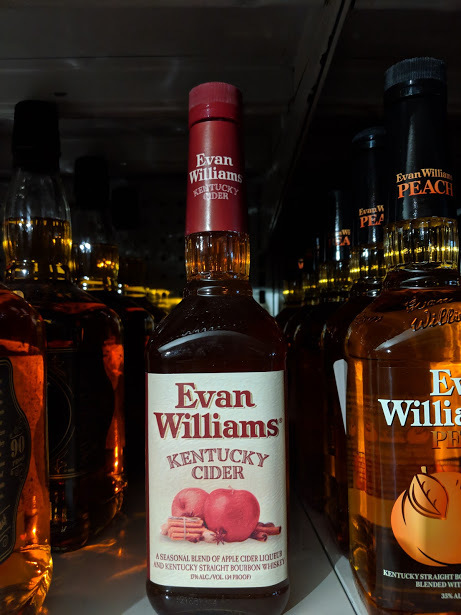 lot 8776 image: (4) Evan Williams Kentucky Cider 17 Perc ALC By Vol