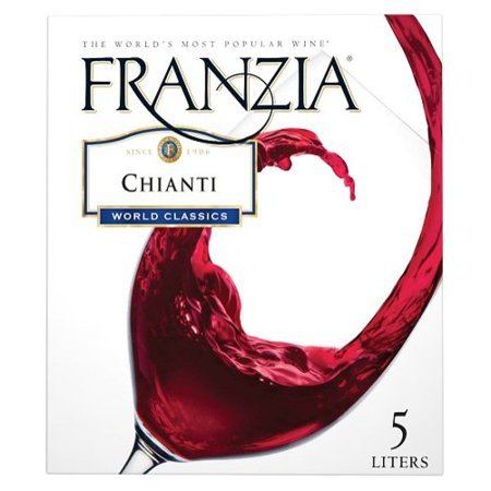 lot 9339 image: (5) (1) Franzia Chianti(1) Franzia Sunset Blush (1) Franzia Chillable Red (1) Franzia Cabernet sauvignon (1) Franzia Crisp White Wine