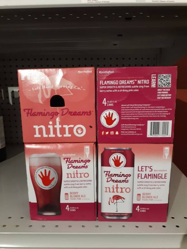 lot 9341 image: Left Hand Brewing co Flamingo Dreams Nitro