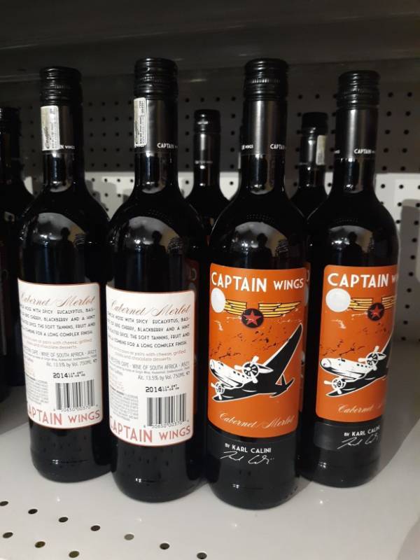 lot 9342 image: Captain Wings CabernetMerlot