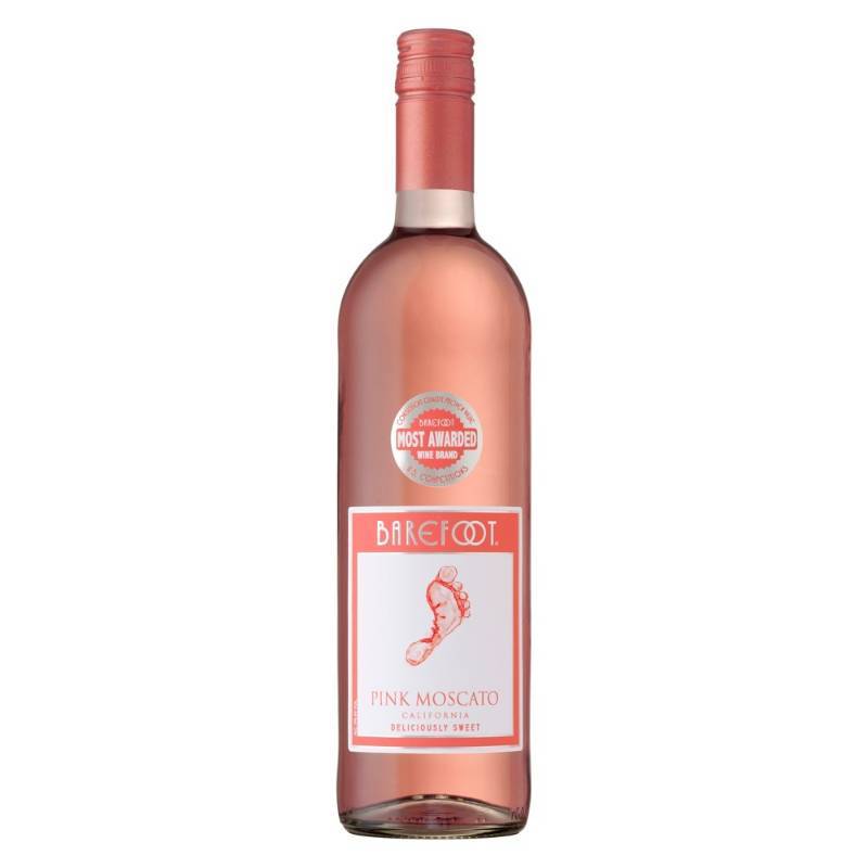 lot 9366 image: Barefoot Pink Moscato - 750mL Bottle