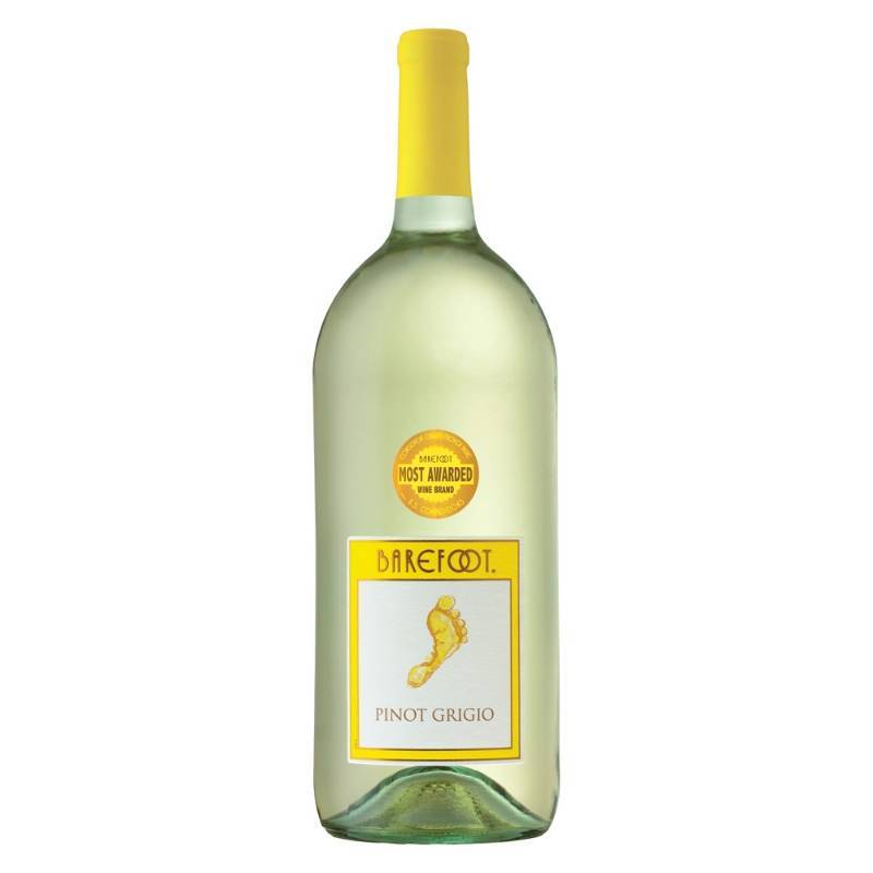 lot 9371 image: (2) 1.75L Barefoot Pinot Grigio 12.5 Perc Alc By Vol