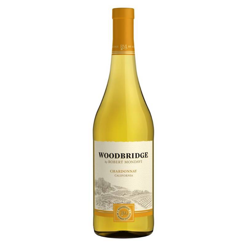 lot 9386 image: (4) 759mL Woodbridge by Robert Mondavi Chardonnay Wine 13.5 Perc Alc By Vol Retail 7.99