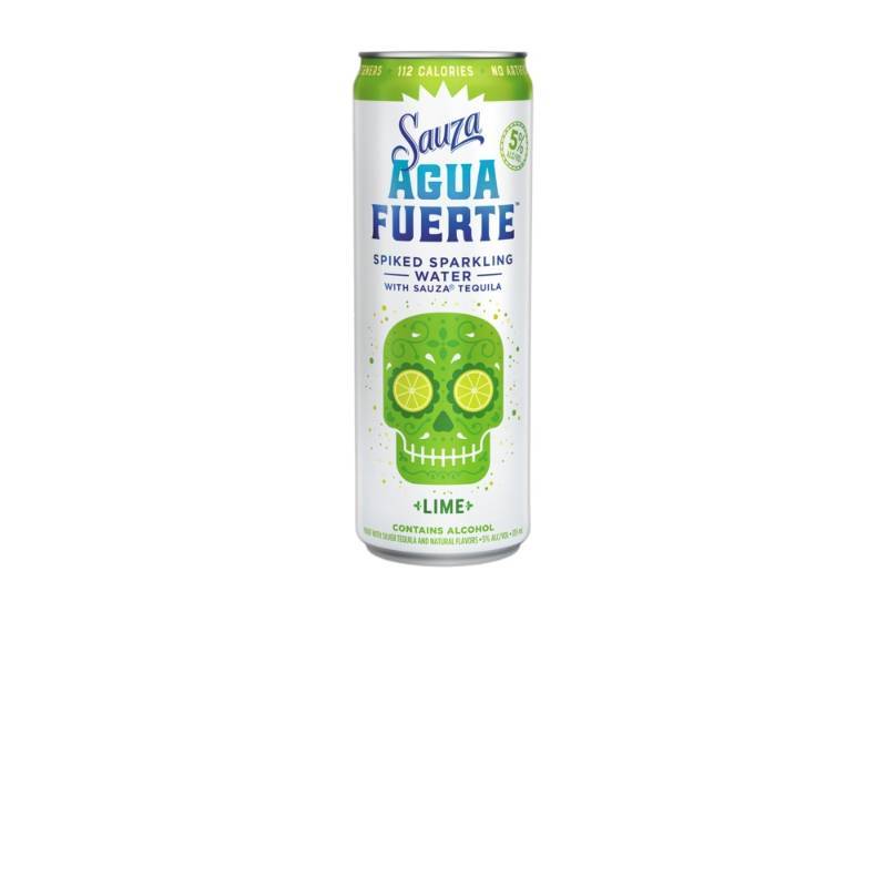 lot 9391 image: (3) Four Pack 12Fl Oz Cans Of Sauza Agua Fuerte Lime Tequila 5 Perc Alc By Vol