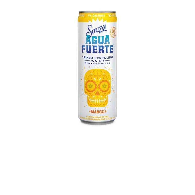lot 9392 image: (3) Cases Of Four 12 fl oz Cans Of Sauza Agua Fuerte Mango Tequila 5 Perc Alc By Vol