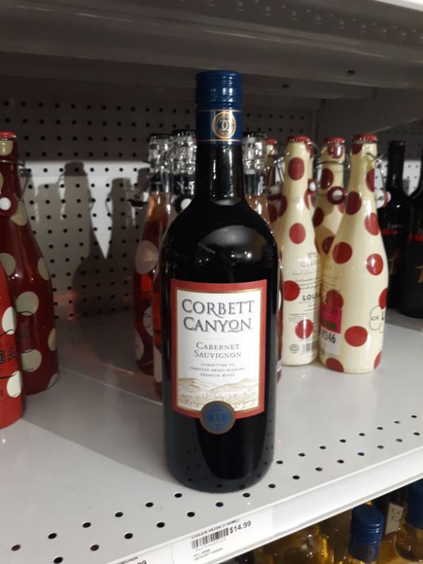 lot 9400 image: (4) Corbett Canyon Cabernet Sauvignon