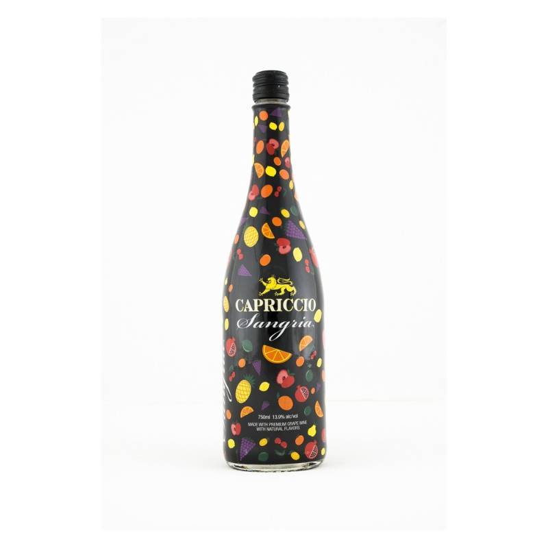 lot 9411 image: (1) Box Of 6 750mL Bottles Of Capriccio Bubbly Red Sangria Red Wine
