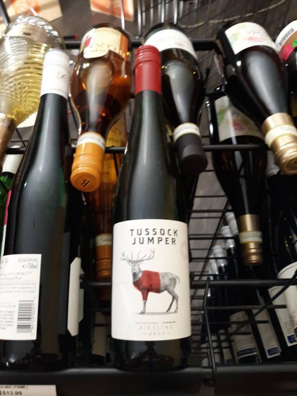 lot 9480 image: (5) Tussock Jumper 2014 Riesling