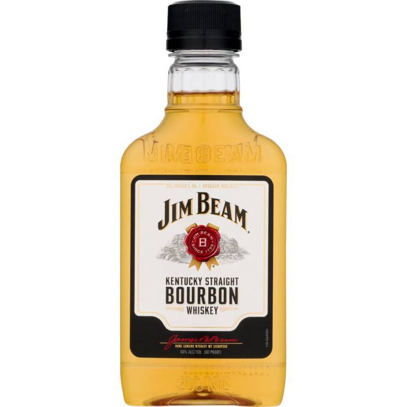 lot 9512 image: (8) 200mL Jim Beam Bourbon 40Perc Alc By Vol