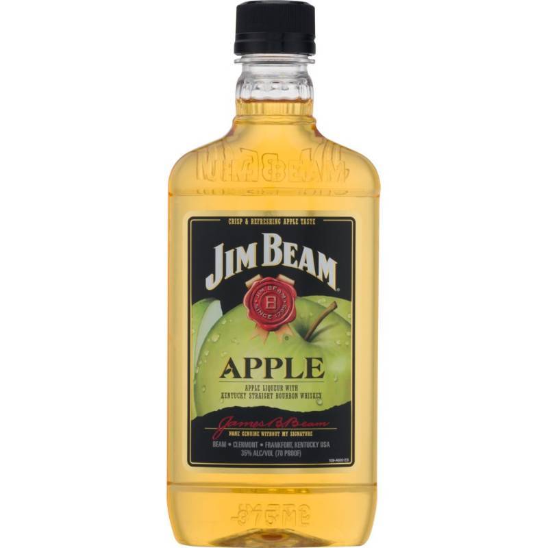 lot 9516 image: (10) 375 mL Jim Beam Apple Bourbon Whiskey 35Per Alc By Vol