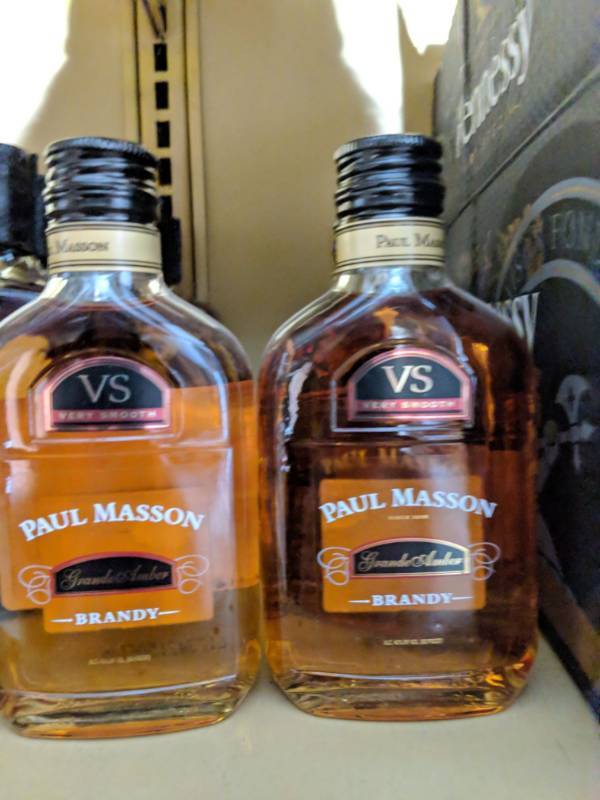lot 9526 image: (5) 200mL Paul Masson Brandy 40Perc Alc By Vol