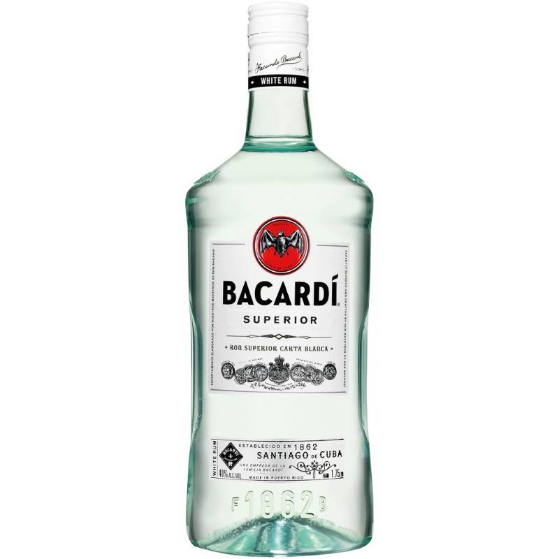 lot 9546 image: (2) 1.75L Bacardi Superior White Rum 40 Perc Alc By Vol