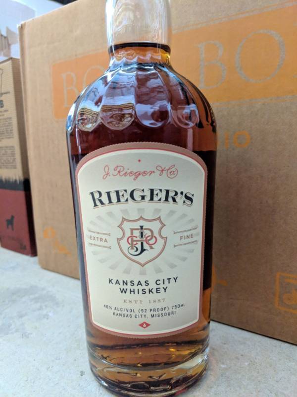 lot 9576 image: (2) 750mL J. Riegers Kansas City Whiskey 46Perc Alc By Vol
