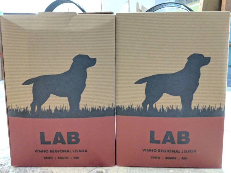 lot 9579 image: (2) 3L LAB Boxed Medium Dry Red Wine 13 Perc Alc By Vol