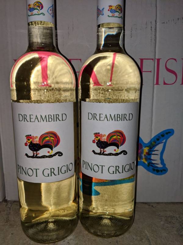 lot 9581 image: (6) 750mL Dreamfish Pinot Grigio 12Perc Alc By Vol
