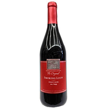 lot 9601 image: (4) 750 ML Smoking Loon Pinot Noir 13.5Perc Alc By Vol
