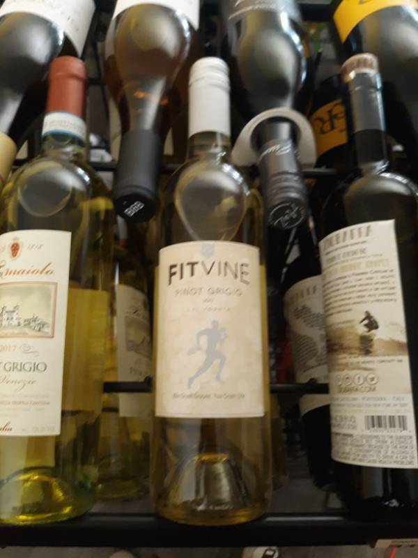 lot 9617 image: (9) Fit Vine Pinot Grigio 2017
