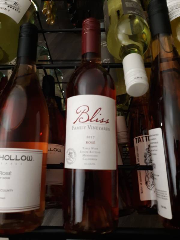 lot 9634 image: (4) Bliss Family Vinyards 2017 Ros�