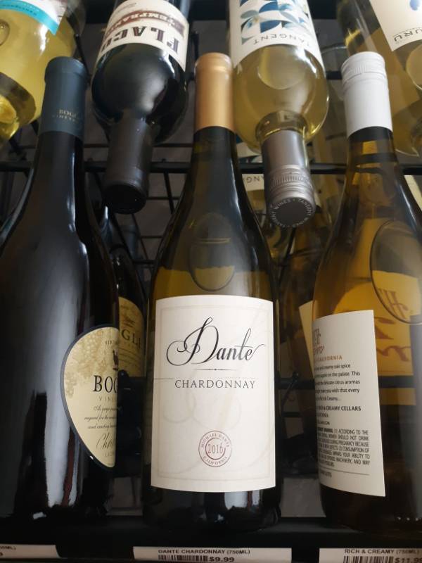 lot 9643 image: (6) Dante Chardonnay