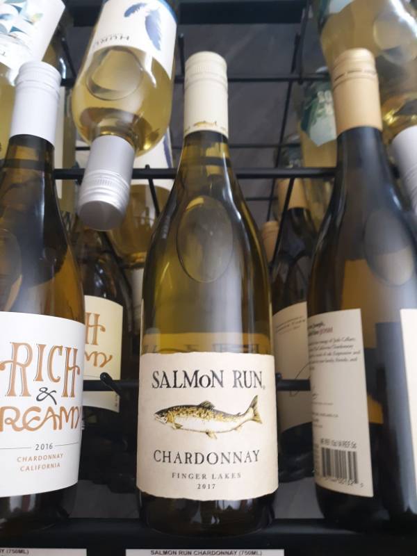 lot 9646 image: (5) Salmon Run Chardonnay