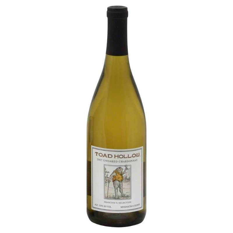 lot 9649 image: (8) Toad Hollow Chardonnay 750ml