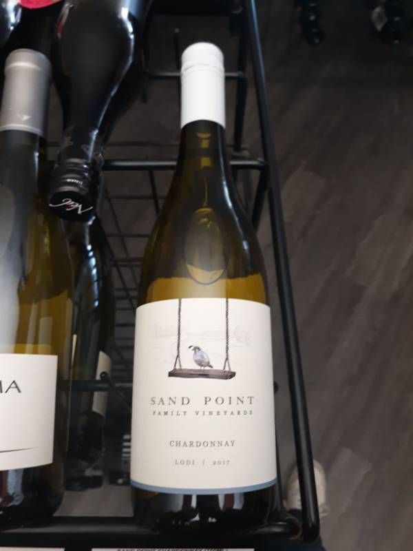 lot 9665 image: (5) Sand Point 2017 Chardonnay