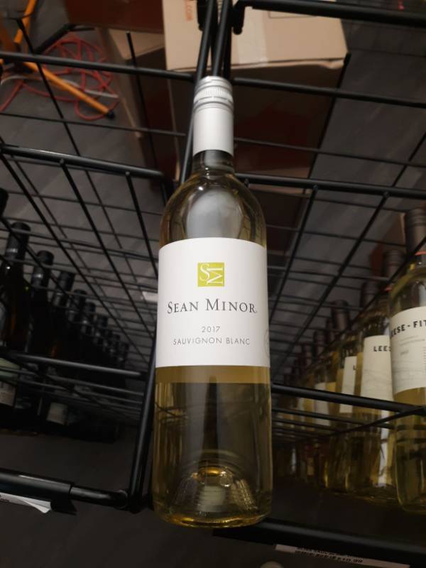 lot 9677 image: (11) Sean Minor 2017 Sauvignon Blanc