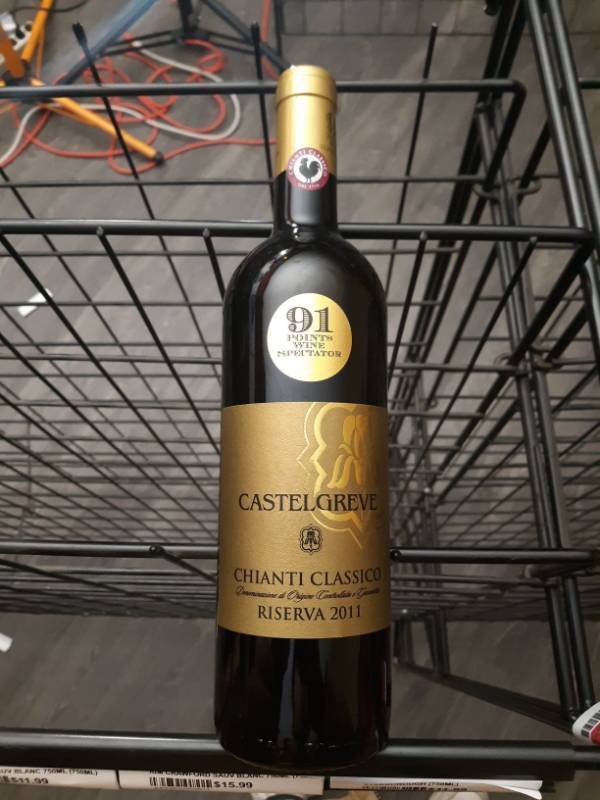 lot 9683 image: (2) CastleGreve Chianti Classico