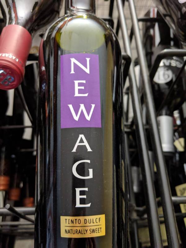 lot 9705 image: (7) 750mL New Age Red Wine 6 Perc Alc By Vol