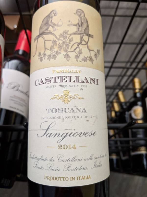 lot 9713 image: (10) 759mL Famiglia Castellani Sangiovese Toscana Red Wine 14Perc Alc By Vol