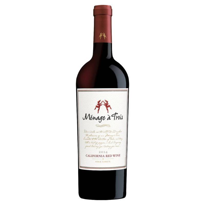 lot 9717 image: (8) 750mL Menage A Trois Red Blend 13.5Perc Alc By Vol, Retail 9.99 Each