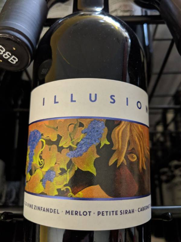 lot 9725 image: (9) 750mL Illusion 2017 Red Wine Blend 14.2 Perc Alc By Vol, Retail 11.99 Each