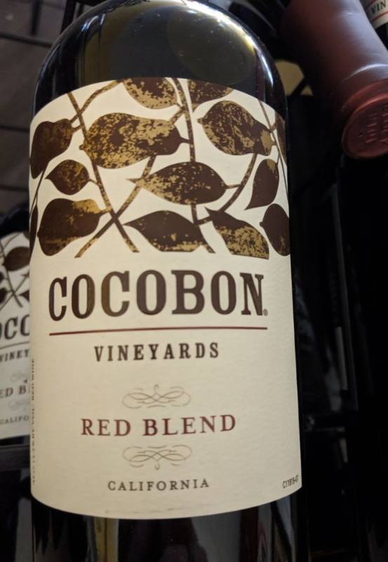 lot 9726 image: (7) 750mL Cocobon California Red Wine 13.5 Perc Alc By Vol, Retail 7.99Each